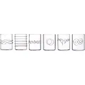 Ichendorf Milano 9352007-Verres À Pied Eau Verre 6 Pièces
