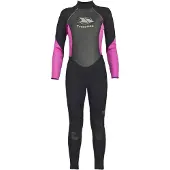 Trespass Aquaria 2 Mm Woman Long Sleeve Back Zip Neoprene Suit Noir XS Femme