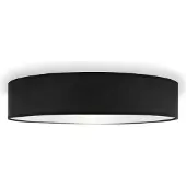 Smartwares Plafonnier 50x50x10 cm noir