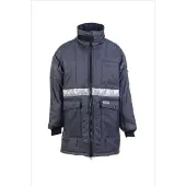 Planam Parka pour entrepôt frigorifique marine, doublure rouge XXXL S (S)