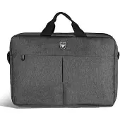 Falcon Aktentasche Flair 41 x 6 x 28,5 cm Grau (15.60"), Sac pour notebook, Gris
