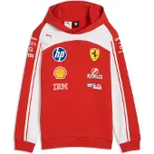 Puma Sf Ferrari Replica Hoodie Rouge 13-14 Years Enfants