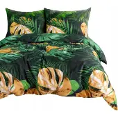 Darymex Satin 160x200 jungle vert foncé 1527/1 Satynlove 24