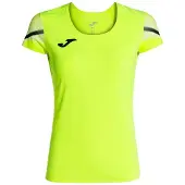 Joma Elite Xi Short Sleeve T-shirt Jaune 12-14 Years Fille