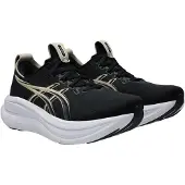 Asics Chaussure de course 'Gel-Nimbus 28' beige clair / noir