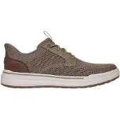 SKECHERS Slip-Ins: Relaxed Fit Veterschoenen Laag - Taupe - Maat 46
