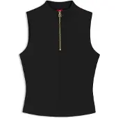 HUGO Doella 10271863 Sleeveless T-shirt Noir S Femme