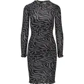Urban Classics Robe gris argenté / noir