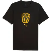 Puma T-Shirt fonctionnel jaune / noir