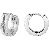 Zeeme Boucles d'oreilles blanc