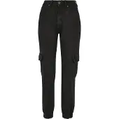 Urban Classics Jeans cargo noir denim