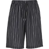 Urban Classics Pinstripe Sweat Shorts Noir L Homme