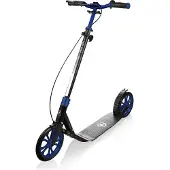 Globber ONE NL 230 ULTIMATE - Trottinette, 230 mm, ABEC 9, frein à main, mécanisme de pliage, réglable en hauteur, bleu foncé