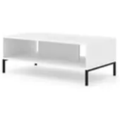 BIM Furniture Table basse Wave 90 cm - blanc mat