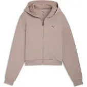 Puma Cloudspun Full Zip Sweatshirt Beige L Femme