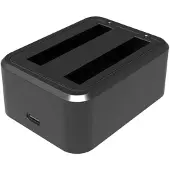 Puluz Chargeur USB double batterie pour Insta360 X3, Caméra d'action : accessoires, Noir