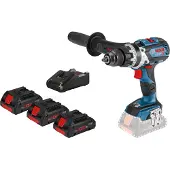 Bosch GSR 18V-110 C Perceuse-visseuse sans fil 18V 110Nm Brushless ( 0615990L4S ) + 3x Batteries ProCore 4,0Ah + Chargeur + Coffret L-Boxx