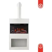 KAMINIO Cheminée électrique Henri 48x117,2 cm 2000 Watt blanc