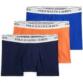 Ralph Lauren Boxers 'Classic' bleu / bleu marine / orange / blanc