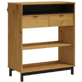 vidaXL Table de bar FLAM 92x45x110 cm pin massif