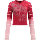 Ed Hardy T-shirt rose / rouge / blanc