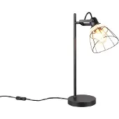 TRIO Lampe de table noire Jerome concevoir