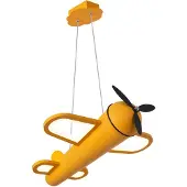 Lucide FOKKER - Suspension lumineuse pour enfants - LED - 1x28W - 2500K - Jaune