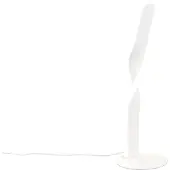 TRIO Lampe de table design Ginko blanc