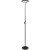 Lucide Celeste Lampadaire Black | With Reading Light