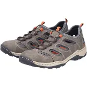 Rieker Herren Slipper Gummizug Halbschuh 08065, Taille:41 EU, Couleur:Marron