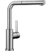 BLANCO Robinet de cuisine avec douchette LANORA-F approuvé DVGW inox brossé 526180