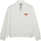 Superdry Sweat-shirt 'Heritage' crème / rouge cerise