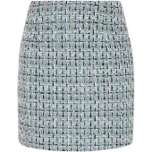 IZIA Jupe 'Festival' bleu clair / vert pastel / rose / noir