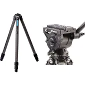 Leofoto Trépied en fibre de carbone Ranger LS-323C avec rotule vidéo BV-10