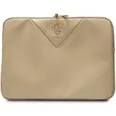 GUESS Manchon GUCS14ZPGSTEGD 14" złoty/or clair Triangle 4G (14"), Sac pour notebook, Or