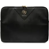 GUESS Manchon GUCS14ZPGSTEGK 14" czarny/black Triangle 4G (14"), Sac pour notebook, Noir