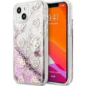 GUESS Paillettes liquides (Apple iPhone 13 mini), Coque pour téléphone portable, Pink