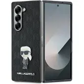 Karl Lagerfeld Étui pour Samsung Galaxy Z Fold6 Saffiano Ikonik Noir