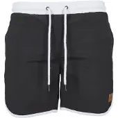 Urban Classics Shorts de bain noir / blanc