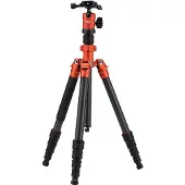 Fotopro Trépied Sherpa Carbon Orange (Carbone), Trépied, Orange