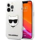 Karl Lagerfeld Coque transparente Choupette pour iPhone 13 Pro Max
