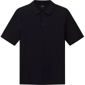 Armani Exchange pour homme. XM001292AF10337UC001 Polo Elegant noir (XS), Casuel, Coton, Manche courte
