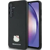 Hello Kitty Coque rigide en métal noir pour iPhone A55, logo .