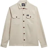 Superdry 2 Pocket Overshirt Beige S Homme