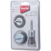 Makita D-66070 Jeu de brosses rondes 3 pces acier