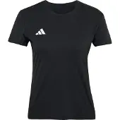 Adidas T-shirt fonctionnel 'Adizero Essentials' noir / blanc