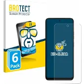 BROTECT Protection Clair (6 pcs, Motorola Moto G35), Téléphone portable : film de protection, Transparent