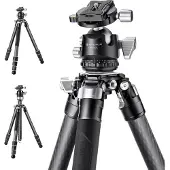 K&F Concept Concept Heavy Duty Tripod X284C2 Carbon 157cm (Carbone), Trépied, Noir