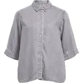 Object Chemisier 'OBJFRAME' gris denim