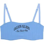 Calvin Klein Lv00qf8710 Bandeau Bra Bleu M Femme